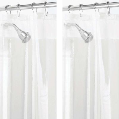 浴室の型なしのPEVAから成っている流行に長いシャワー・カーテンのための良質水防水加工剤のシャワーはさみ金