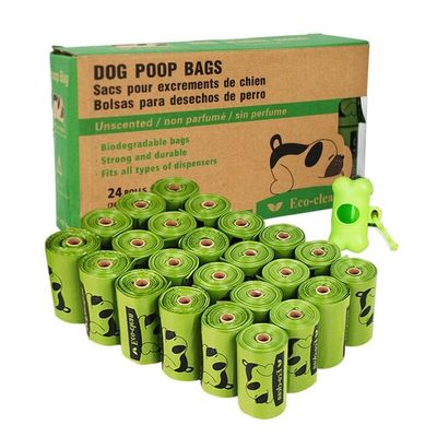 卸し売り習慣100%生物分解性ペット小犬のpoo袋犬の無駄はディスペンサーと袋に入れます