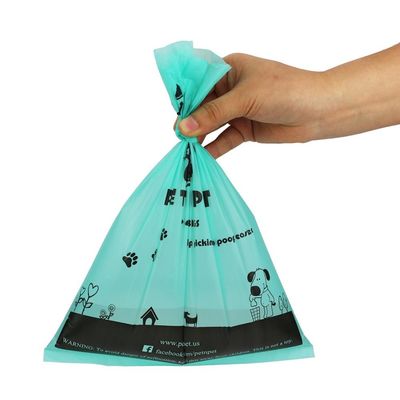 無光沢の質生物分解性犬の船尾は歩くことのために犬印刷されるUnscentedを袋に入れます