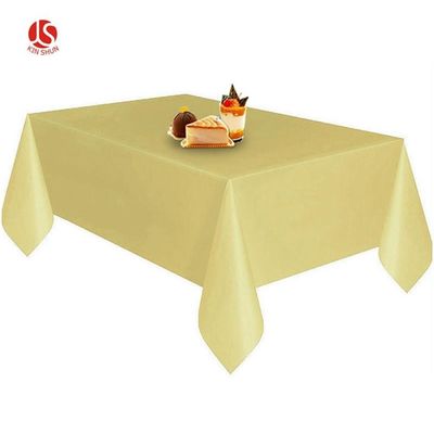 Plastic Tablecloth 5 Pack Red Disposable Rectangle Waterproof Party  disposable table cover