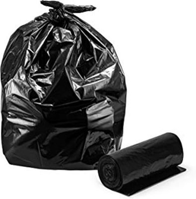 Plasticplace Toterのための64-65ガロンのゴミ箱はさみ金3.0ミルの黒く頑丈なごみ袋50 x 60 25計算