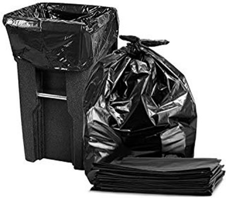 Plasticplace Toterのための64-65ガロンのゴミ箱はさみ金3.0ミルの黒く頑丈なごみ袋50 x 60 25計算