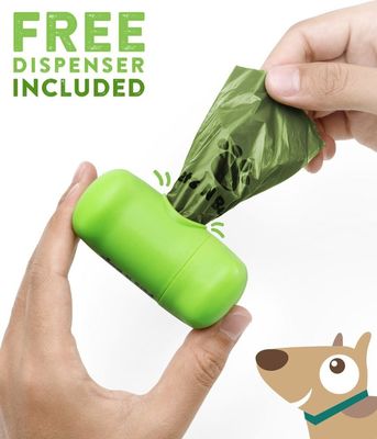 Eco友好的なアマゾンの小犬の無駄はペット習慣によって印刷される普及した船尾袋のホールダーを袋に入れます