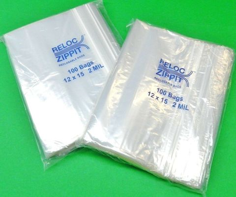 湿気の防止の食糧ジッパー袋、Resealable明確なプラスチック ジッパー ロックの袋