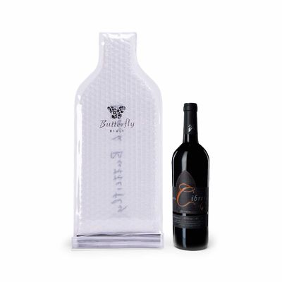 漏出証拠ポリ塩化ビニールのプラスチック気泡緩衝材のワイン袋、再使用可能なワイン・ボトルの保護装置
