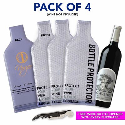 非有毒なポリ塩化ビニールのプラスチック ワイン・ボトルの気泡緩衝材袋48×18CM/44×18CM/注文のサイズ