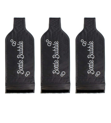 再使用可能な気泡緩衝材のワインは注文のロゴとの耐衝撃性を袋に入れます