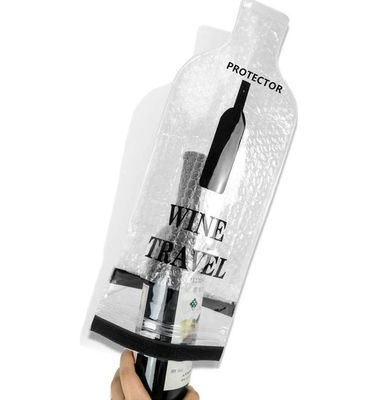 旅行のための抵抗力がある気泡緩衝材のワイン袋/ワイン・ボトルの保護装置を漏らして下さい