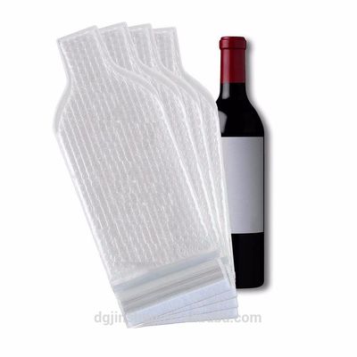 再生利用できる気泡緩衝材のワイン/びんのための気泡緩衝材の袖は袋に入れます