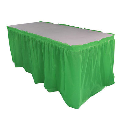 誕生会/ビジネス大会のための無臭の使い捨て可能なプラスチック テーブルのスカート