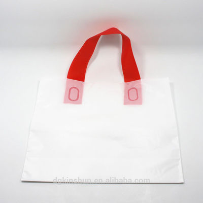 習慣は安いギフトのプラスチックによって型抜きされるHdpeの買い物袋を印刷するロゴを所有します