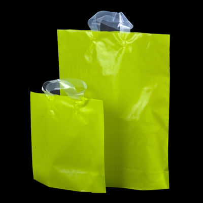 無地の注文のロゴの再使用可能な買い物袋、プラスチック柔らかいループ ハンドル袋