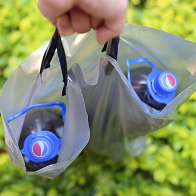 水防水加工剤のハンドルが付いている生物分解性のプラスチック買い物袋