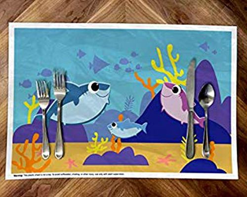 Neat Solutions Patrol Table Topper Disposable Stick-on Placemats in Reusable Package 12&quot; x 18&quot; 18 Count