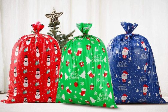 巨大なプラスチック クリスマスのギフトは44インチ36 ×を袋に入れます