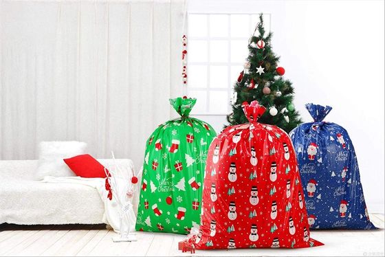 巨大なプラスチック クリスマスのギフトは44インチ36 ×を袋に入れます