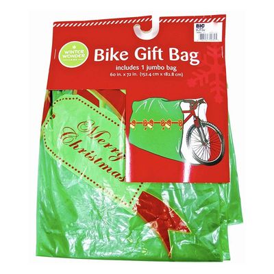 破損の抵抗力がある多彩なプラスチック ギフト用包装紙袋、大きいクリスマスの自転車袋