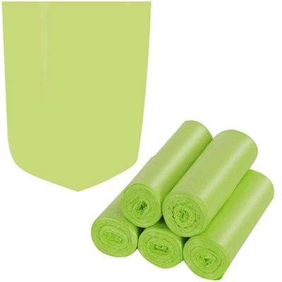 台所オフィス車のための緑の生物分解性のごみ袋のプラスチックDegradable屑ごみ袋