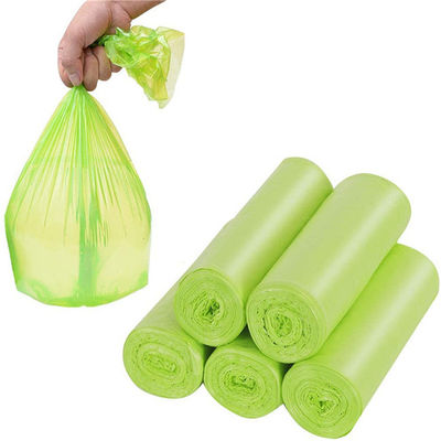 台所オフィス車のための緑の生物分解性のごみ袋のプラスチックDegradable屑ごみ袋