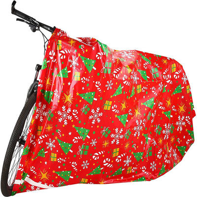 クリスマスのバイクを印刷する2milsグラビア印刷はギフトの札との60x70インチを袋に入れる