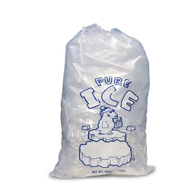 ドローストリングが付いている透明なLDPE再使用可能なアイス・キューブの貯蔵袋