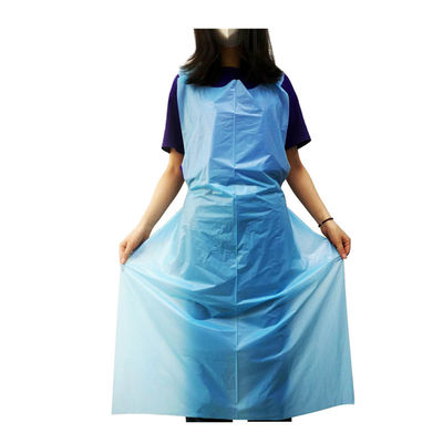 袖なしの使い捨て可能なCPEのプラスチック エプロン、オイル証拠の使い捨て可能な台所エプロン