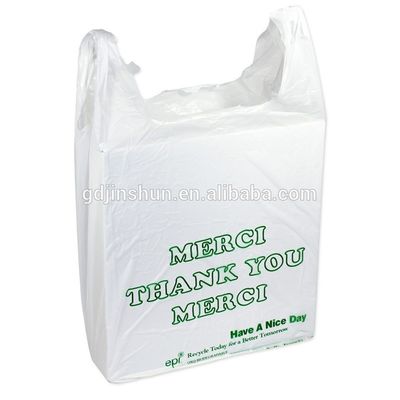 実用的なPEの小売店のためのプラスチックによって型抜きされるハンドルの買い物袋