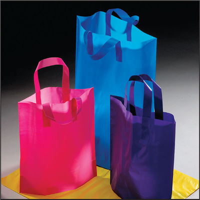 厚い低密度のポリエチレン プラスチック手の買物袋