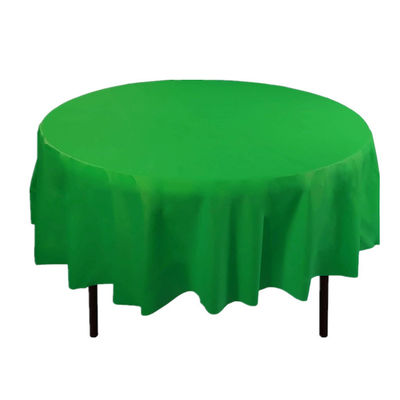 ピクニックのための防水注文の印刷のテーブル掛けPEVAのプラスチック円卓会議の布