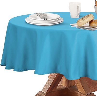 中国の製造者のテーブル掛け宴会のための注文の印刷PEVAのプラスチック円卓会議の布