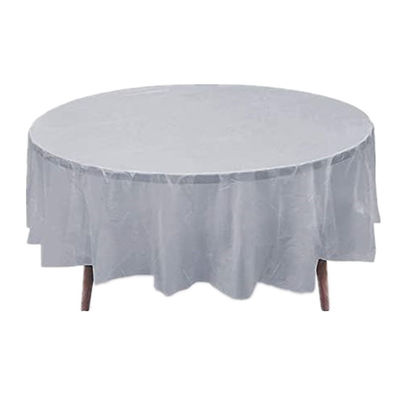 きれいなテーブルのための安い優れた注文の印刷PEVAのプラスチック円卓会議の布