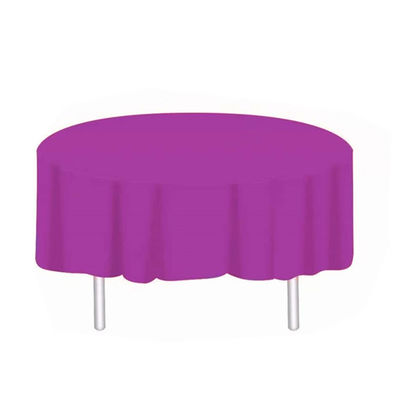きれいなテーブルのためのベスト セラーの注文の印刷PEVAのプラスチック円卓会議の布