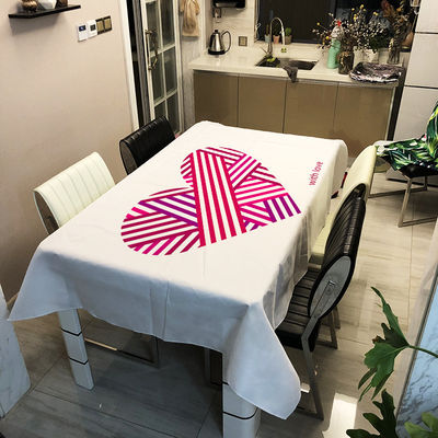 Disposable Table Cover for Festival Party with Custom Design