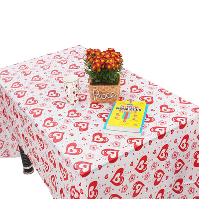 Disposable Table Cover for Festival Party with Custom Design