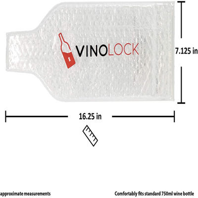 再使用可能なLeakproofワイン・ボトルの保護装置のワイン旅行は飛行機のチェックインの荷物のために袋に入れる