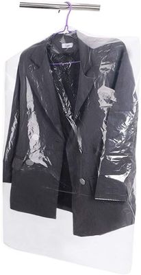コインランドリーの使い捨て可能で明確な衣装袋Polythyleneは保護装置袋に着せる